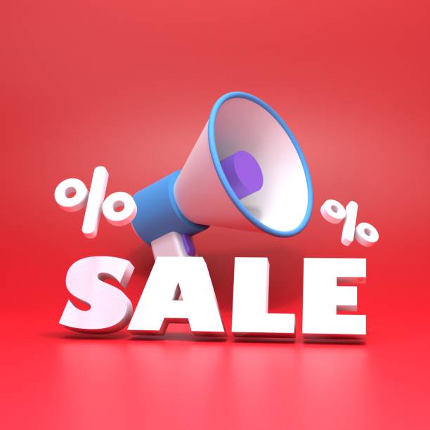 istock Clearance concept with shout. 3d render illustration. 1388343084