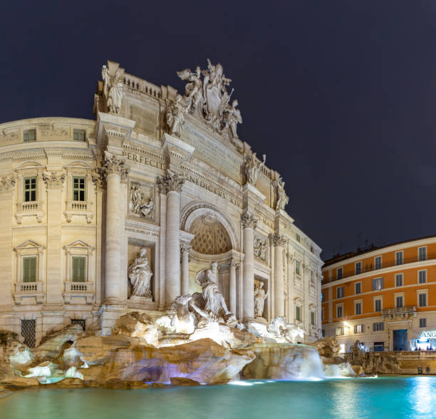 istock Trevi Fountain at Night 1388350844