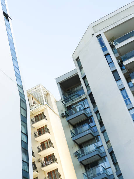 istock View of modern multistory residential building. 1388351660