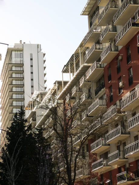 istock View of modern multistory residential building. 1388351672