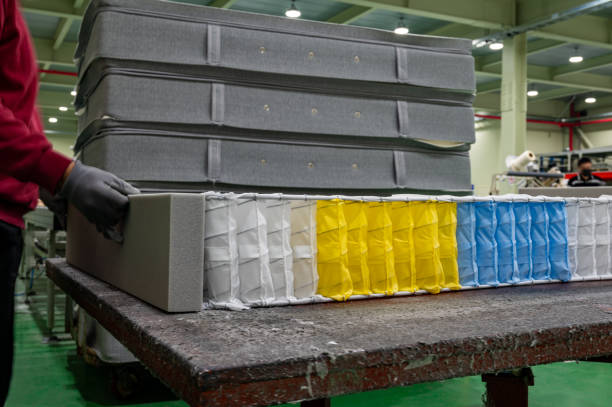 istock Production Block springs for mattresses. Pocket 1388353181