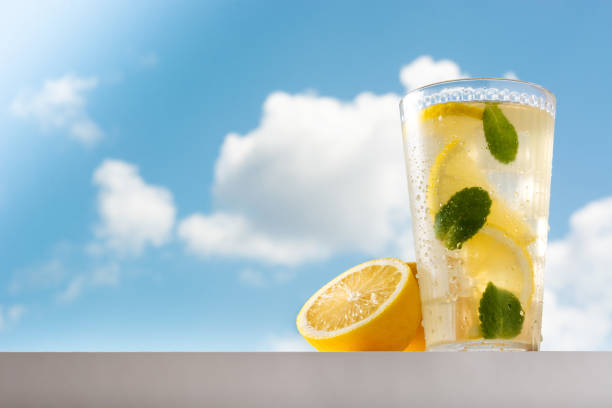 istock Glass of fresh lemonade 1388363562
