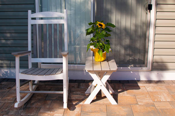 istock Chair & Flowerpot 1388364329