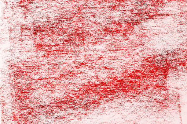 красная окрашенная текстура гранжа - sign dirty plaster red стоковые фото и изображения