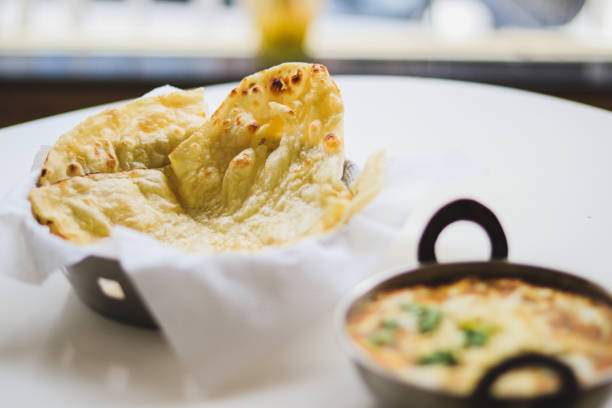istock Butter Naan with panner butter masala 1388366017