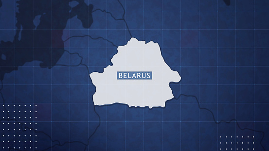 BELARUS map - White