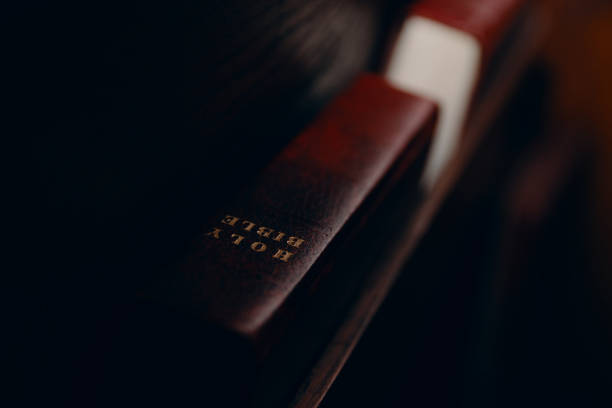 istock Holy Bibles in the back of a bench 1388367831