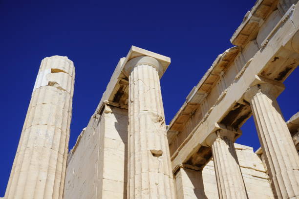 istock Ancient columns at the Acropolis Athens, Greece 1388368251