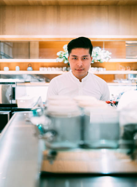 istock Owner of small business cafeteria 1388369105