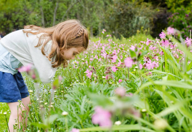 istock Smelling the Flowers 1388373106