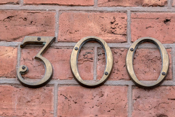 istock Close Up House Number 300 At Amsterdam The Netherlands 1388373329