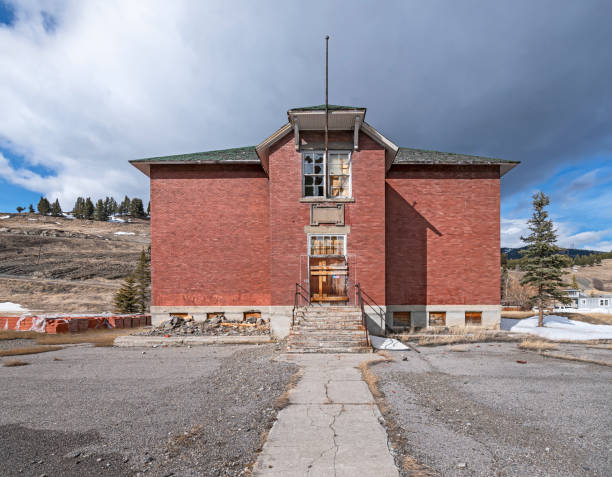 istock Old School in Coleman, Crowsnest Pass, Alberta 1388377501