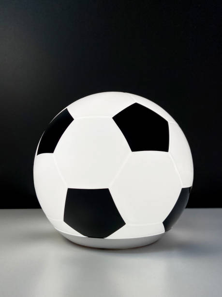 istock Soccer ball shape electric lamp 1388381261