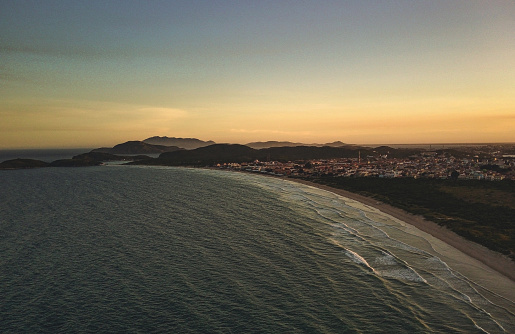 Vista aérea desde la playa de Pero en Cabo Frío, en el estado de Río de Janeiro photo
