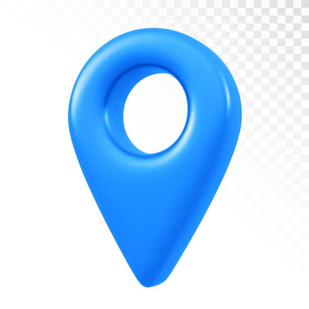 istock Point of location 3d icon. Pointer of map isolated on transparent background.. Map marker sign. Gps pointer graphic element. Navigation pin point global position system symbol. Vector illustration. 1388385861