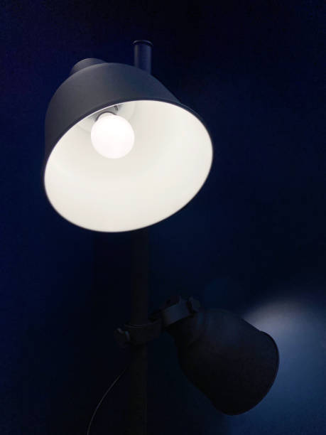 istock Decorative electric lamps illuminated in the dark 1388390327