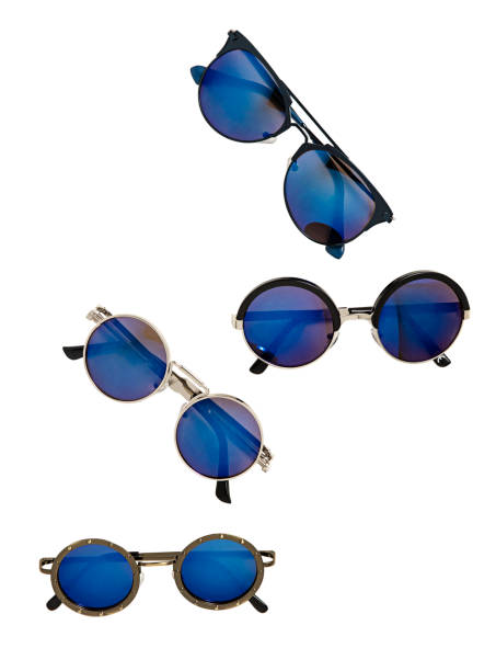 Fashionable sunglasses isolated on white background (with clipping path)