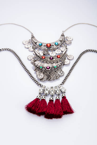 Necklace isolated on a white background