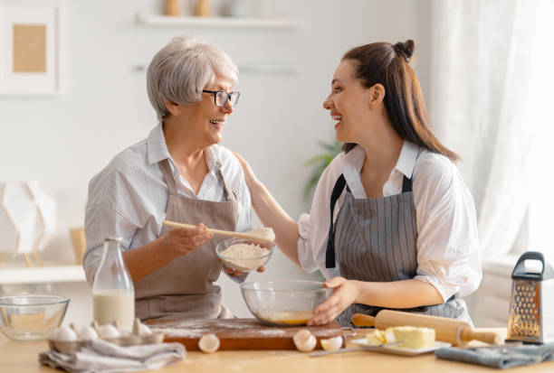 istock family are preparing bakery together 1388398239