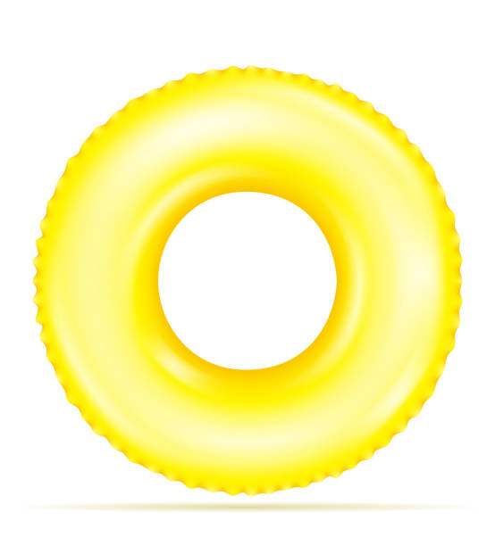 istock inflatable rubber ring for swimming in the sea or pool vector illustration 1388400825