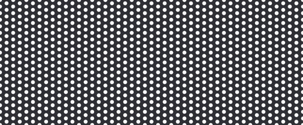Metal mesh. Pattern of perforated metal. Black mesh texture. Perforated steel. Circle hole in steel plate. Iron sieve. Seamless background. Vector Metal mesh. Pattern of perforated metal. Black mesh texture. Perforated steel. Circle hole in steel plate. Iron sieve. Seamless background. Vector. grated stock illustrations