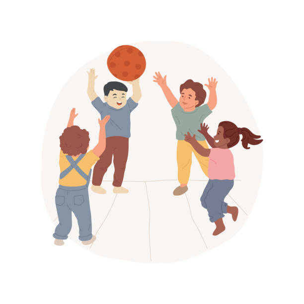 505 Kid Catching Ball Illustrations & Clip Art - iStock | Football, Boy  throwing baseball, Kid basketball