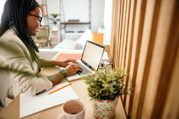 istock Woman is working on a laptop 1388403289