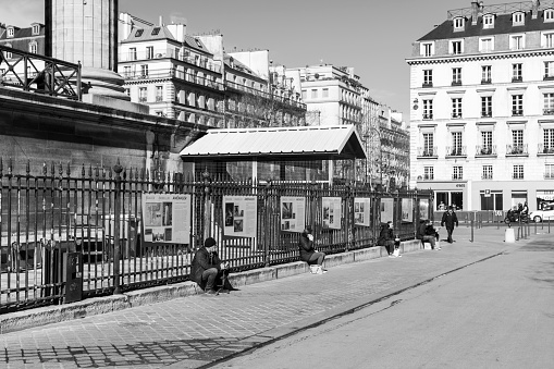 Church of Madeleine in the area between Champs Elysee and Boulevard Haussman in Paris, France, Europe.