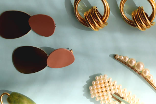 istock Beauty Products and Gold Accessories 1388408599