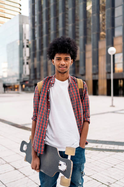 istock Young Cool Afro Boy Portrait 1388411231