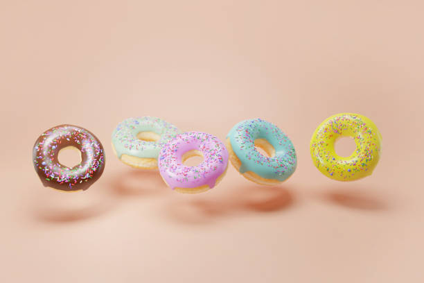 istock 3d render of glazed donut with sweet sprinkle 1388414308