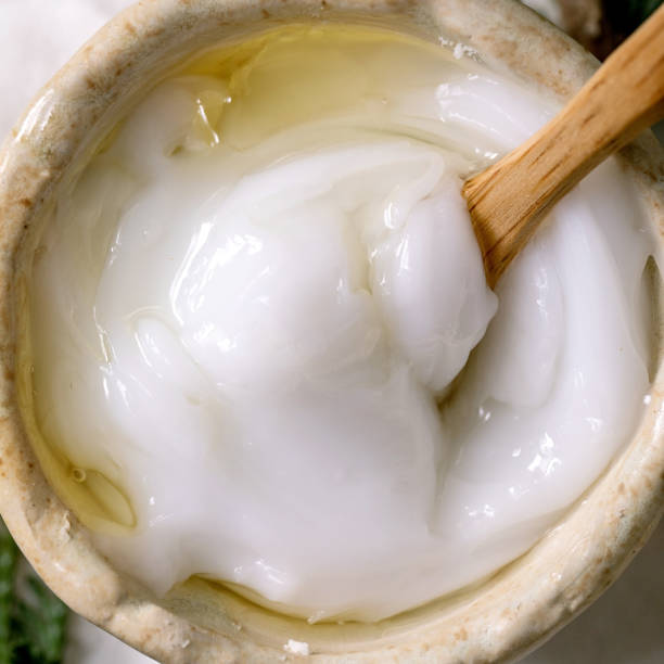 istock Ingredients for makes home made natural cosmetic 1388414319