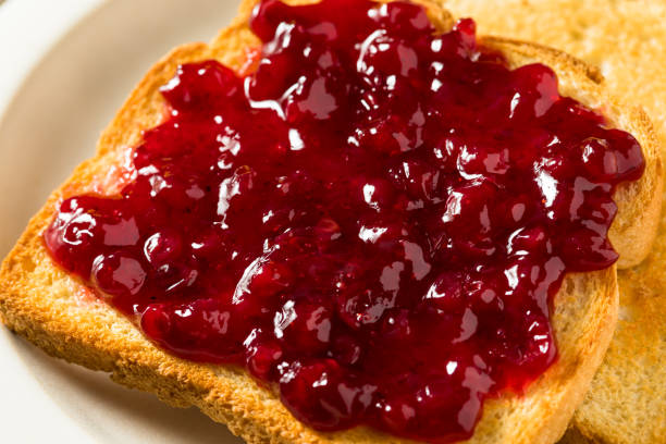 istock Homemade Berry Jam on Toast 1388417666