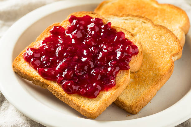 istock Homemade Berry Jam on Toast 1388417682