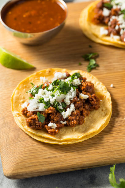 istock Homemade Mexican Chorizo Tacos 1388417701