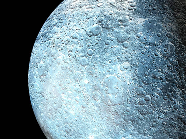 istock Close up super moon Against a Black Outer Space Background 1388418945