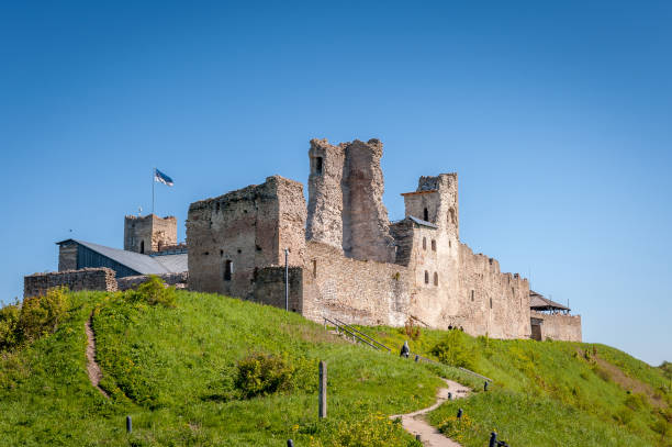istock Landscape with medieval Rakvere castle, Estonia. 1388420303