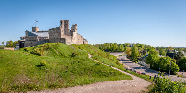 istock Landscape with medieval Rakvere castle, Estonia. 1388420304