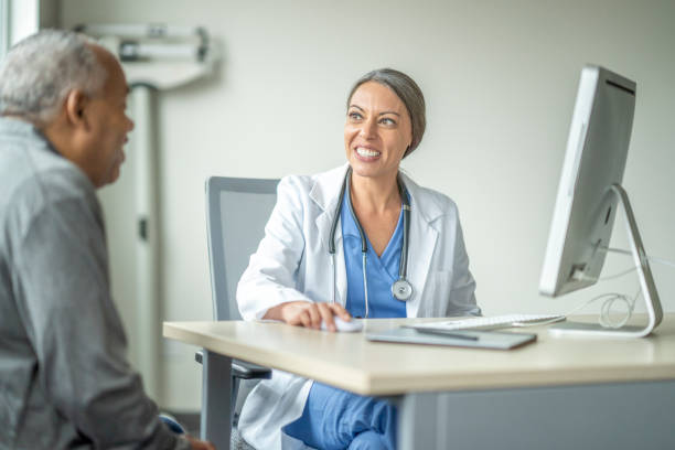 istock Senior at a Doctors Appointment 1388420536