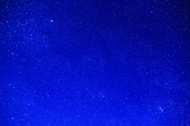 Midnight sky stock photo