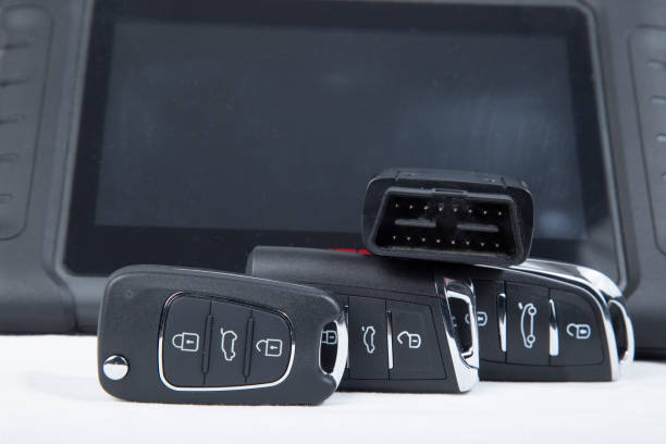 istock Production of car keys, 1388423248