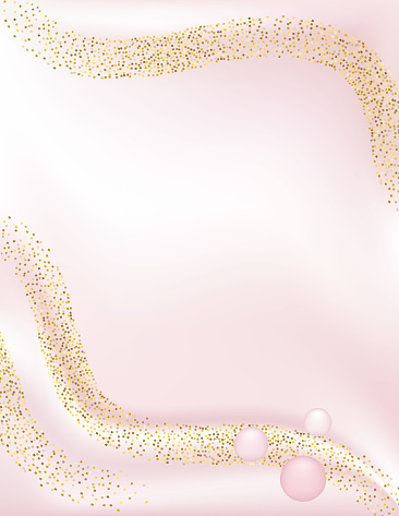 Abstract pink background with glitter