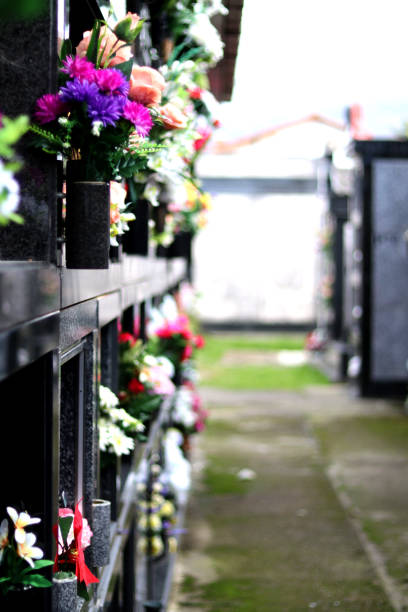 istock Flowers in a cemetery 1388436578