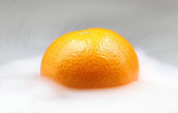 istock Orange prepared with nitrogen in haute cuisine 1388436818
