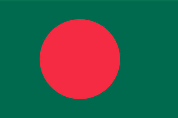 バングラデシュの国旗 ベクターアートイラスト
