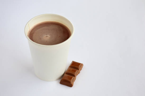 dessert spoon in molten chocolate