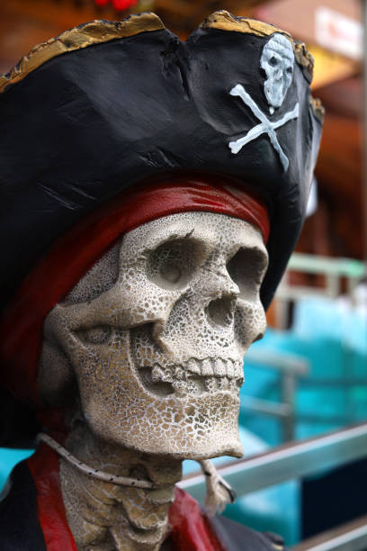 istock Spooky Mysterious Caribbean Head Sea Pirate Captain 1388454582