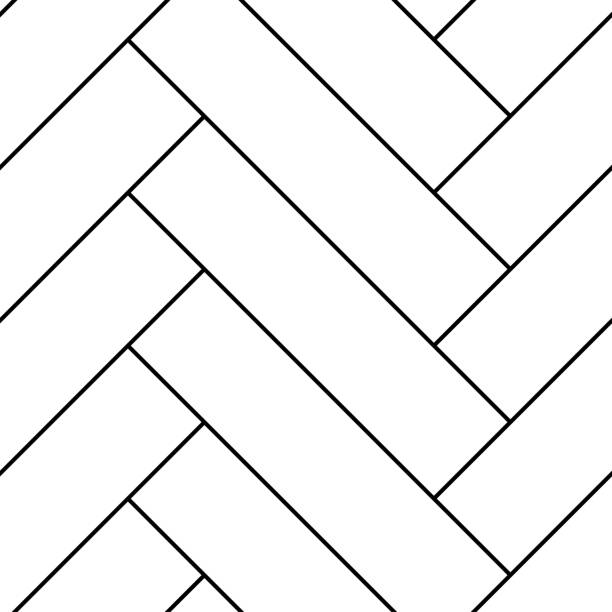 Fishbone Tile Layout Zigzag Floor Stone Pattern Stock Photos, Pictures & Royalty-Free Images ...