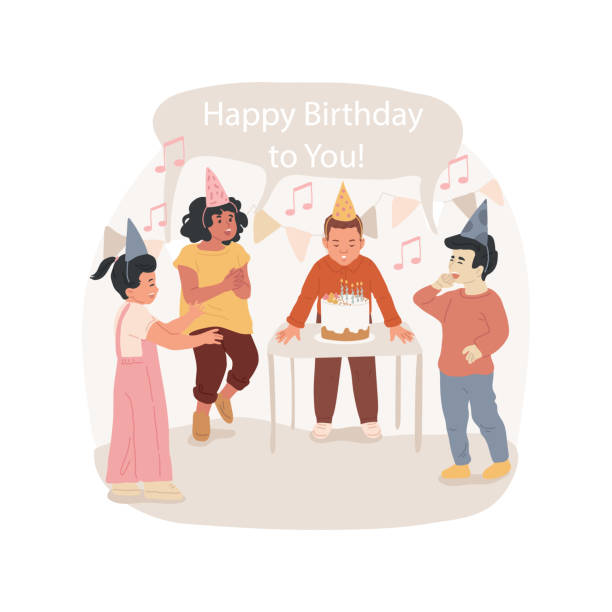 743 Happy Birthday Song Illustrations & Clip Art - iStock | Birthday cake,  Happy birthday cake, Music notes