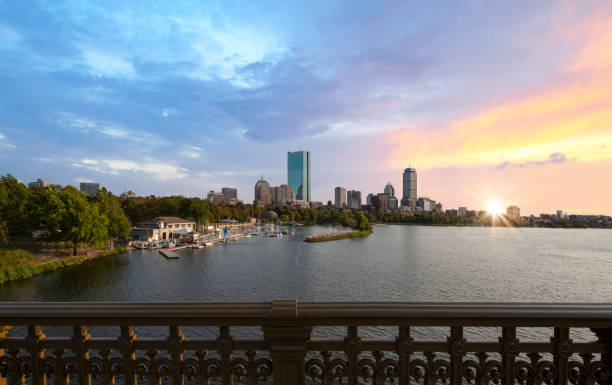 istock USA, Panoramic view of Boston skyline and downtown from Longfellow bridge over Charles River 1388484980